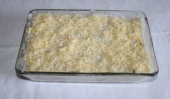 лазанья с лососем