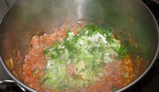 лазанья с мясным фаршем