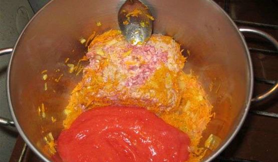 лазанья с мясным фаршем