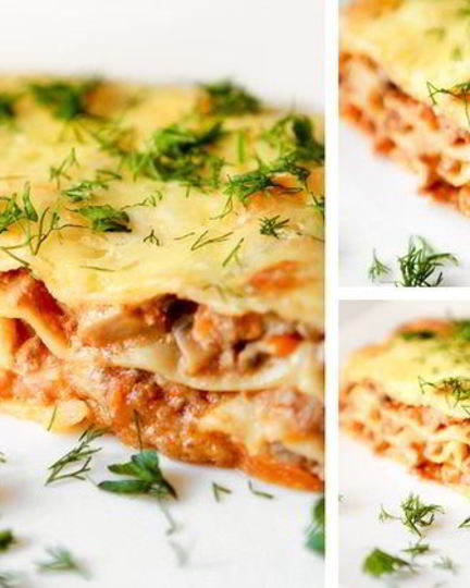 Рецепт лазаний с мясом и грибами