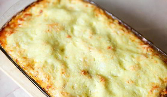 лазанья с мясом и грибами