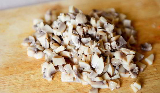 лазанья с мясом и грибами