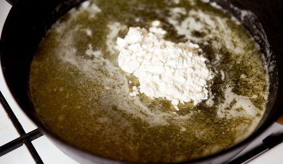 лазанья с мясом и грибами