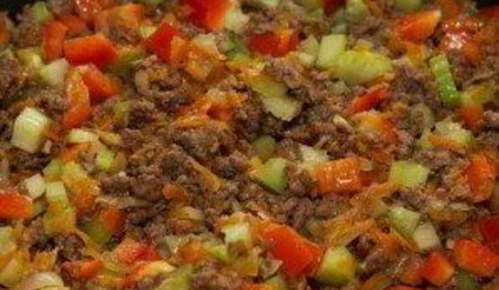 лазанья с мясом