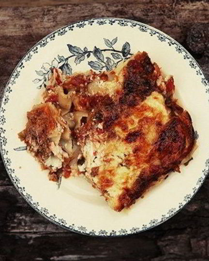 Рецепт лазаний с овощами и творогом