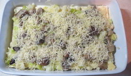 лазанья с овощами