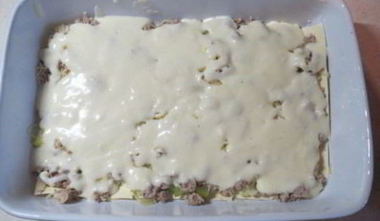 лазанья с овощами