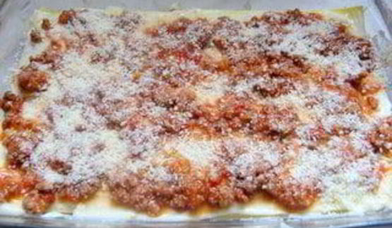 лазанья с рагу