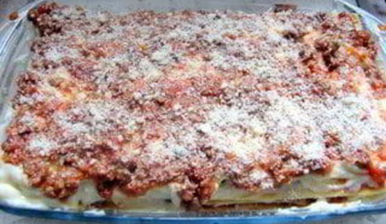 лазанья с рагу