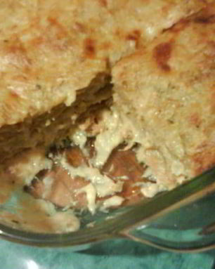Лазанья с тунцом