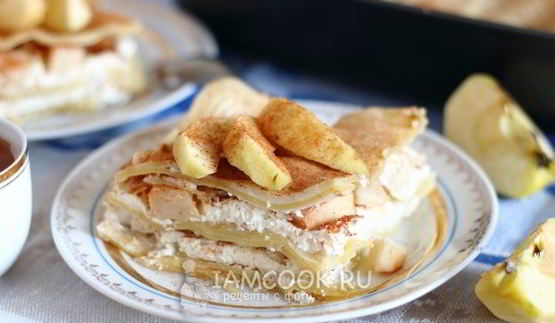 лазанья с творогом