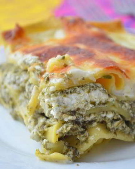 Рецепт лазаний со шпинатом