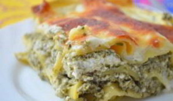 лазанья со шпинатом
