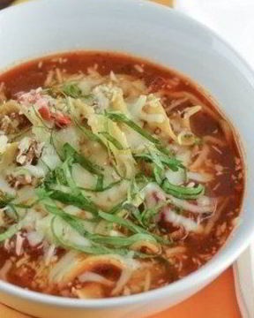 Лазанья-суп с мясным фаршем