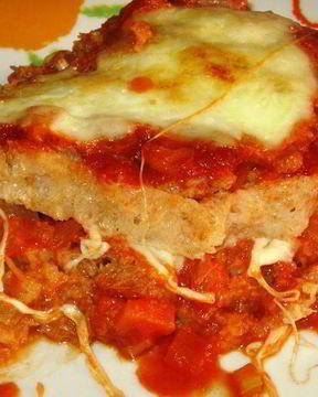 Монастырская лазанья из хлеба