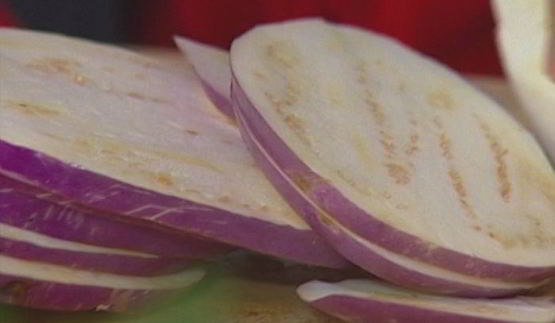 овощная лазанья с козьим сыром