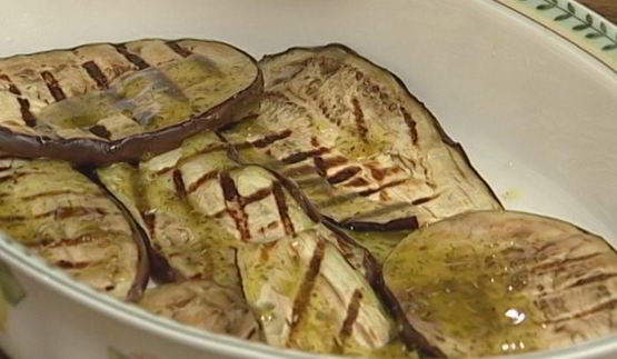 овощная лазанья с козьим сыром