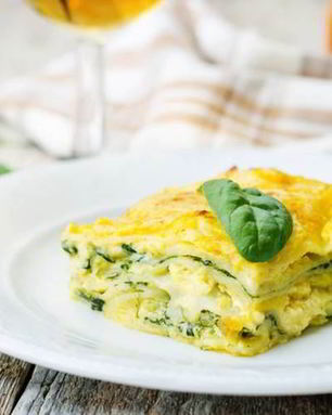 Овощная лазанья с рикоттой