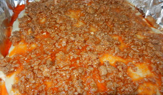 сочная мясная лазанья