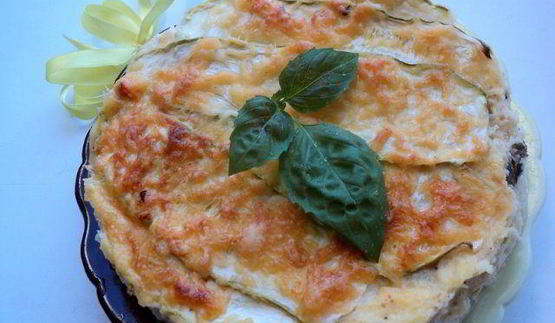 вегетарианская лазанья с кабачками