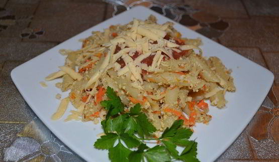 диетические макароны по-флотски