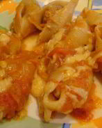 Фаршированные макароны-ракушки