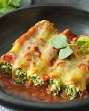 Каннеллони на сковороде