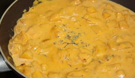 каннеллони с тыквенным соусом