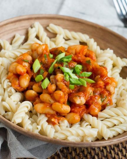 Рецепт макарон с фасолью