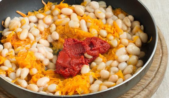 макароны с фасолью