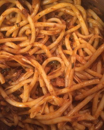 Рецепт макарон с тушенкой