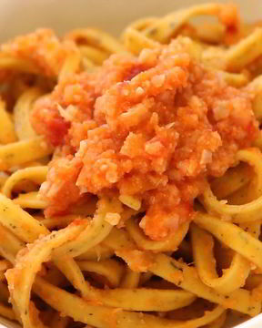 Паста Болоньезе вегетарианская