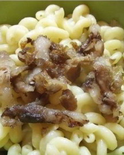 Рецепт пасты с беконом и сыром