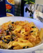 Паста с двойным соусом