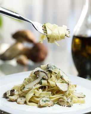 Паста с грибами