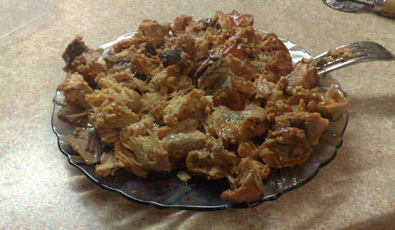 паста с консервированным лососем