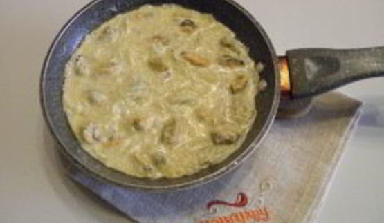 паста с мидиями в сливочном соусе