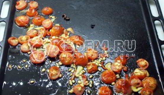 паста с помидорами черри