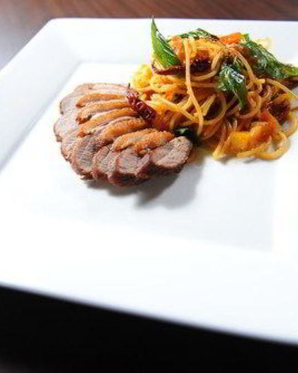 Рецепт пасты с соусом из тыквы, шалфея и грецких орехов