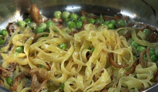 паста тальятелле с рубцом