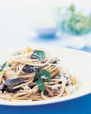 Спагетти с грибами