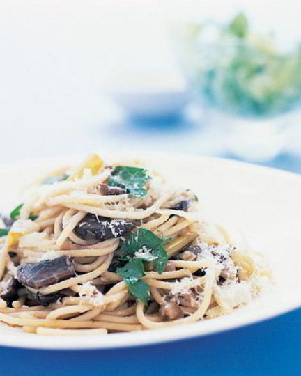 Рецепт спагетти с грибами