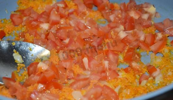 спагетти с куриным фаршем