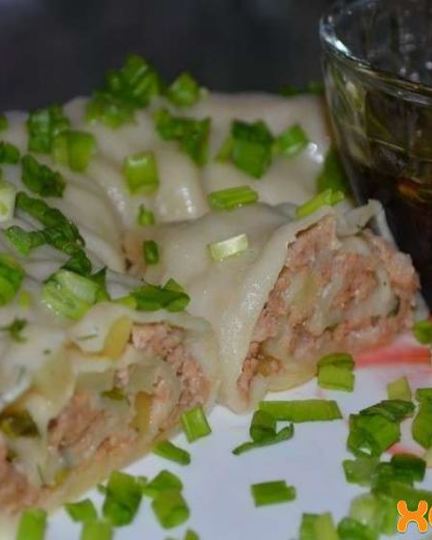 Рецепт ханума с мясом и картошкой