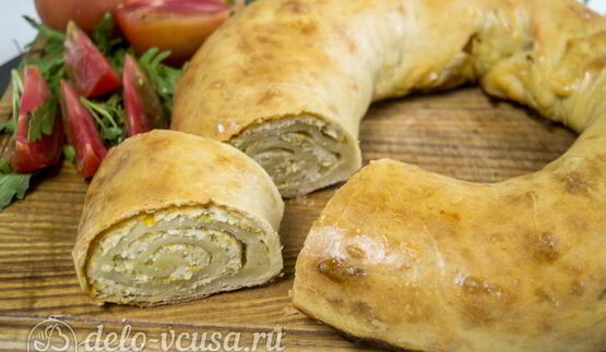 ханума с мясом и картофелем