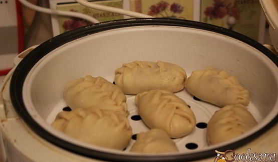 манты-косичка с мясом