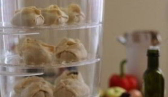 манты на пару