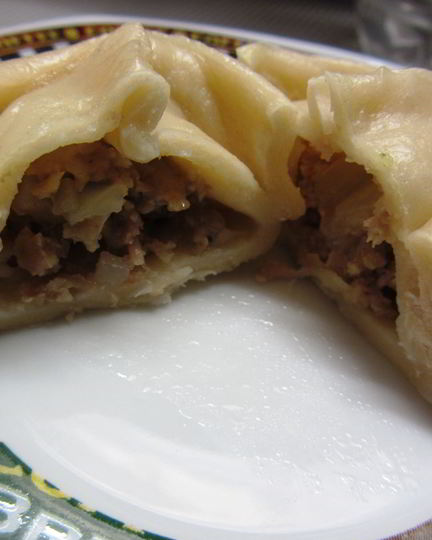 Рецепт мантов с говяжьим мясом и картофелем