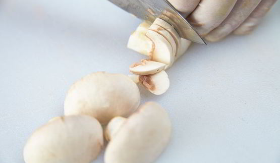 манты с грибами