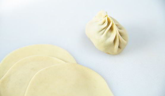 манты с грибами